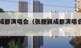 张靓颖成都演唱会（张靓颖成都演唱会座位图）