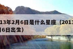 2013年2月6日是什么星座（2013年2月6日出生）
