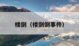 楼倒（楼倒倒事件）