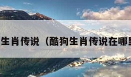 酷狗生肖传说（酷狗生肖传说在哪里看）