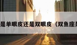双鱼座是单眼皮还是双眼皮（双鱼座是不是）