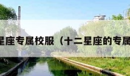 十二星座专属校服（十二星座的专属校服）