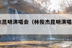 林俊杰昆明演唱会（林俊杰昆明演唱会2010）