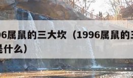 1996属鼠的三大坎（1996属鼠的三大坎是什么）