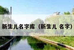 新生儿名字库（新生儿 名字）